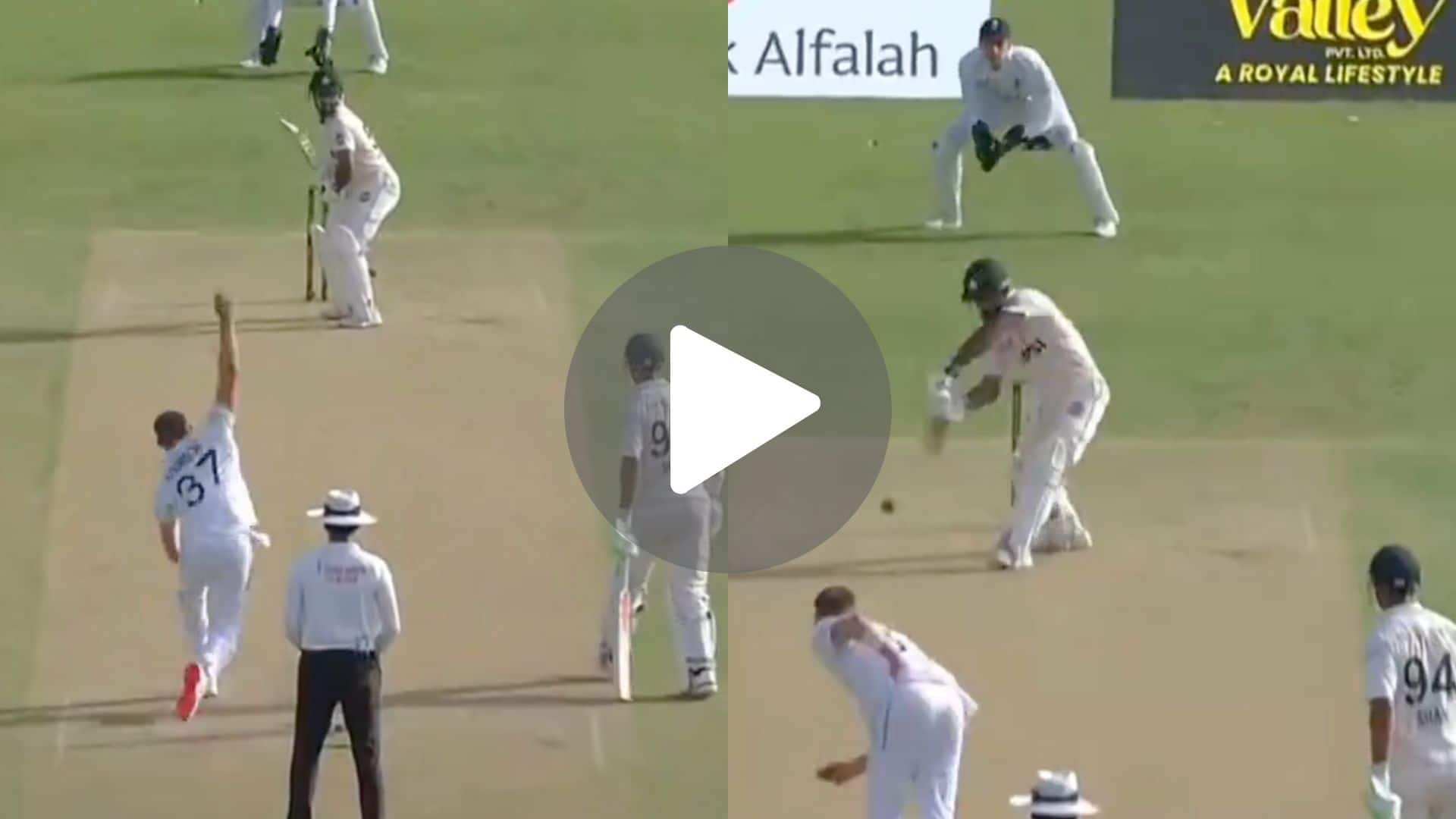 [Watch] Abdullah Shafique Gives Tribute To Virat Kohli; Gets Out By Chasing A Wide Delivery